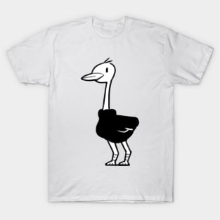 Iowa the Ostrich in 'Iowa' T-Shirt